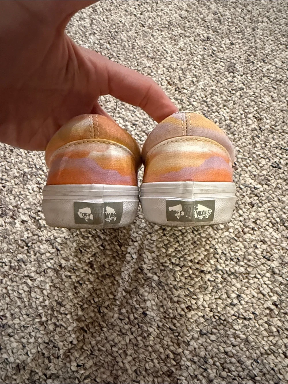Vans sunset slip on girl size 2.5